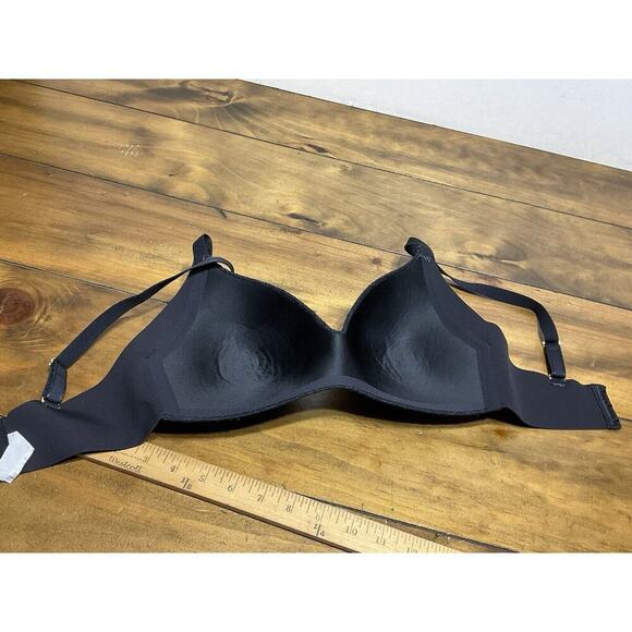 Knix Lace WingWoman's Contour Bra Wireless Soft Lace Size 4 Black - Picture 7 of 8